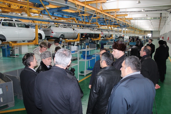 Турецкая делегация посетила ОАО «Чеченавто»