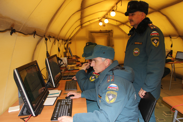 НЦУКС МЧС Рф инспектирует работу критических служб Чеченской Республики