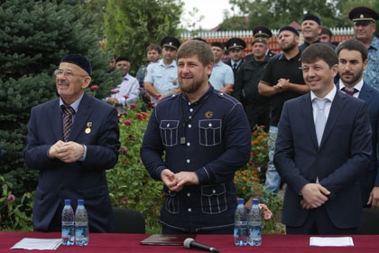 Р. Кадыров побывал на торжественной линейке в родной школе