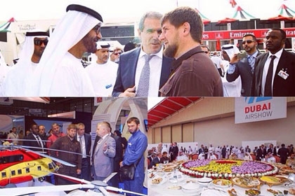 Р. Кадыров посетил международную аэрокосмическую выставку