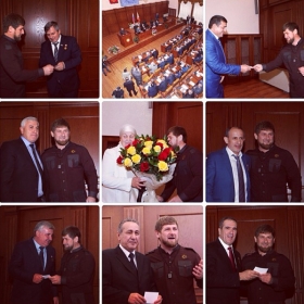 Р. Кадыров вручил народным избранникам удостоверения депутатов