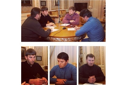 Р. Кадыров повстречался с членами делегации, вернувшихся из официальной поездки в Турцию