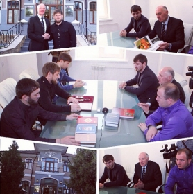 Рамзан Кадыров повстречался с председателем Союза писателей ЧР Кантой Ибрагимовым