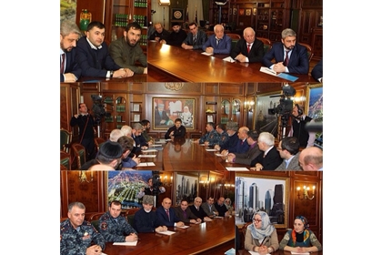 Р.Кадыров повстречался с новым составом Публичной палаты Чеченской Республики